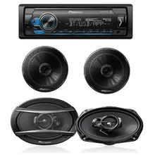Load image into Gallery viewer, Pioneer MVH-S322BT  1 DIN MP3 Digital Media Player &amp; 6.5" &amp; 6x9"Coaxial Speakers