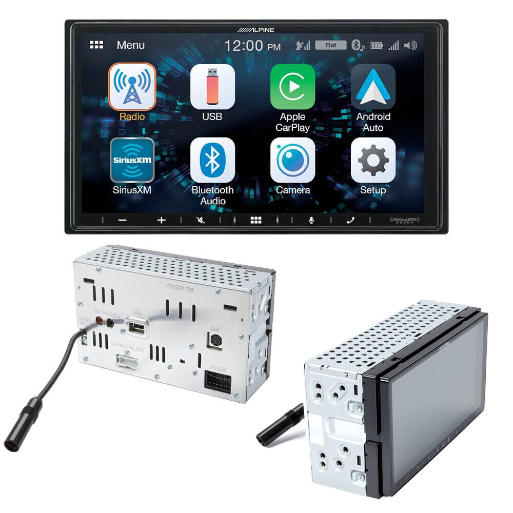 Alpine iLX-W670 7" Receiver Bluetooth with Carplay Android For 2008-2010 Chrysler 300/300C