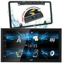 Load image into Gallery viewer, JVC KW-M180BT 2 DIN 6.75" Media Player USB Mirroring For Android Bluetooth + CAM1500 Backup Camera