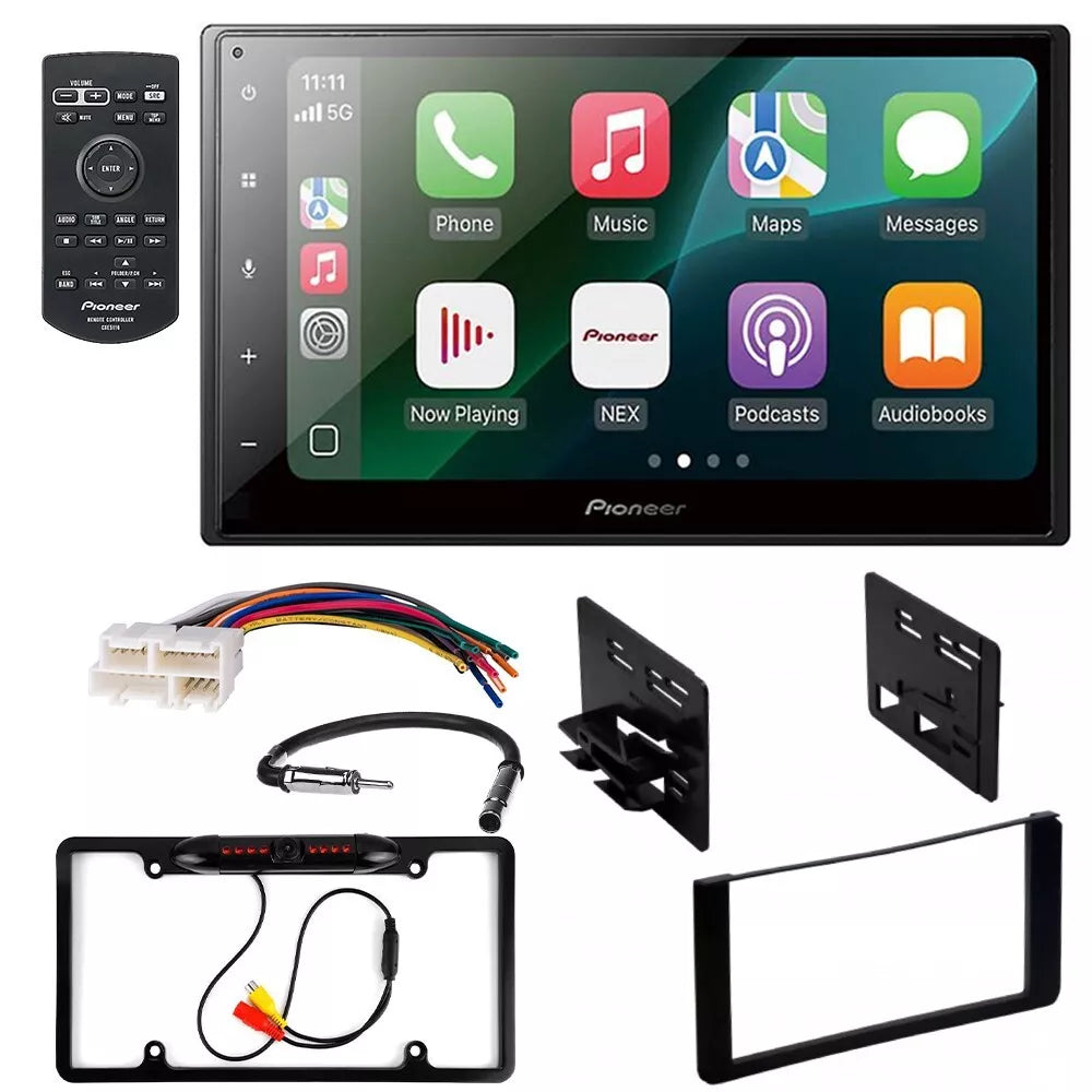 Pioneer DMH-1800NEX 6.8" Double DIN Multimedia Receiver + Kit Fit 05-07 Jeep Grand Cherokee