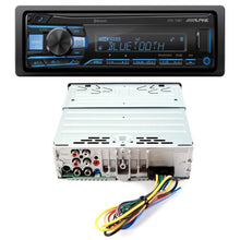 Load image into Gallery viewer, Alpine UTE-73BT Single DIN Bluetooth AM/FM Receiver PAC SWI-CP2 Steering Wheel Interface