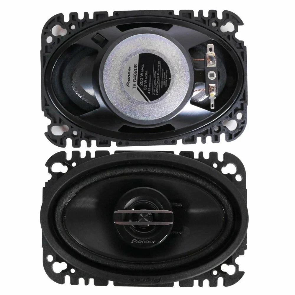 2 Pioneer TSG4620S 200W 2way 4"x6" Speaker Fit 1988-1994 GM C/K 1500 2500 Package