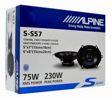 Load image into Gallery viewer, Alpine S 5x7" Front Factory Speaker Replacement Kit For 2005-2006 Ford Mustang