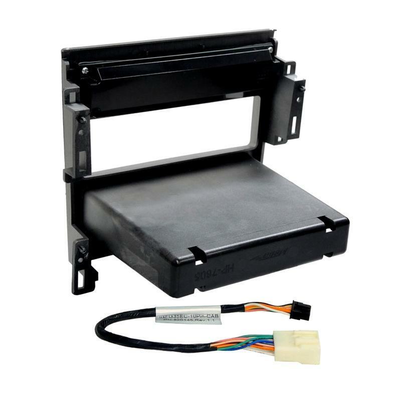 Absolute ABS99-7605A Fits Infiniti G35 Coupe 2005-07 Double DIN Harness Radio Install Dash Kit Package