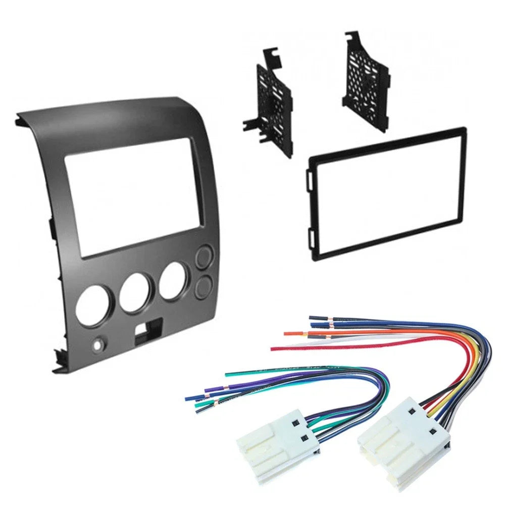 Complete Installation/Dash Kit Fit 2004-07 Nissan Titan & Harness