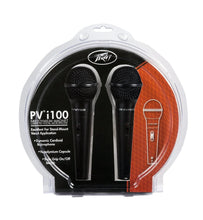 Load image into Gallery viewer, Peavey PVi 100 (2 Pack) Dynamic Cardioid Microphone XLR Input