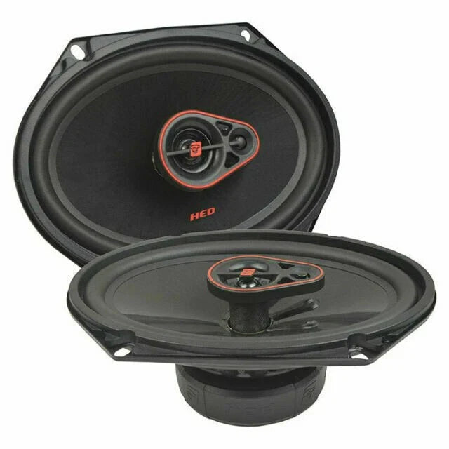 6 Pairs Cerwin-Vega H7683 HED Series 6" x 8" (5" x 7") 3-Way Coaxial Car Speakers