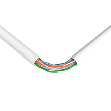 Load image into Gallery viewer, 500' Cat6 Ethernet White Bulk Network Cable 23AWG 600Mhz UL Bare Solid Copper Wire UTP 500' White