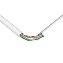 Load image into Gallery viewer, 1000' Cat6 Ethernet White Bulk Network Cable 23AWG 600Mhz UL Bare Solid Copper Wire UTP 1000' White