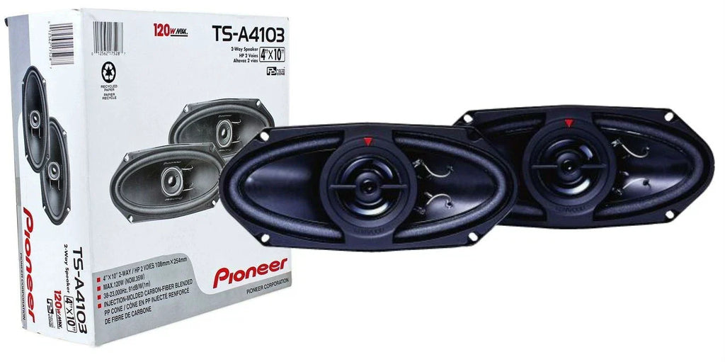 Pioneer TS-G1620F-TS-A4103-GMSB345 6.5" & 4x10" Door & Overhead Speakers for 1995-2006 Suburban & Tahoe