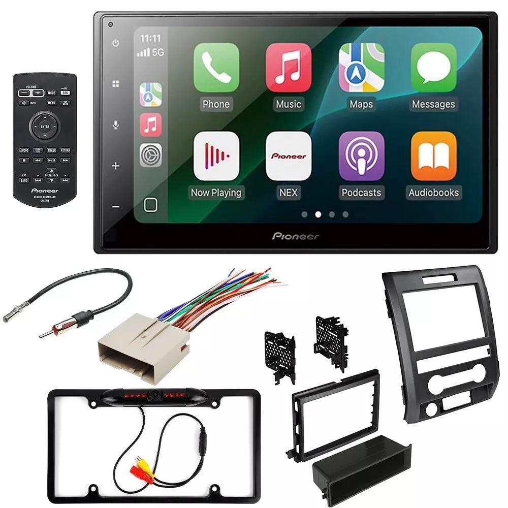 Pioneer DMH-1800NEX 6.8" Double DIN Multimedia Receiver + Kit Fit 93-96 Chevy Camaro