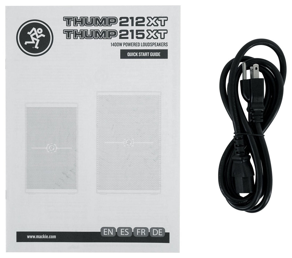 Mackie THUMP212XT 12” 1400W Enhanced Powered Loudspeaker with Stand, Dj Cable