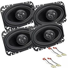 Load image into Gallery viewer, 2 Cerwin Vega XED46 300W 4x6" XED Series 2-way Coaxial Speakers &amp; Harness Fit 1988-1994 GM C/K 1500, 2500