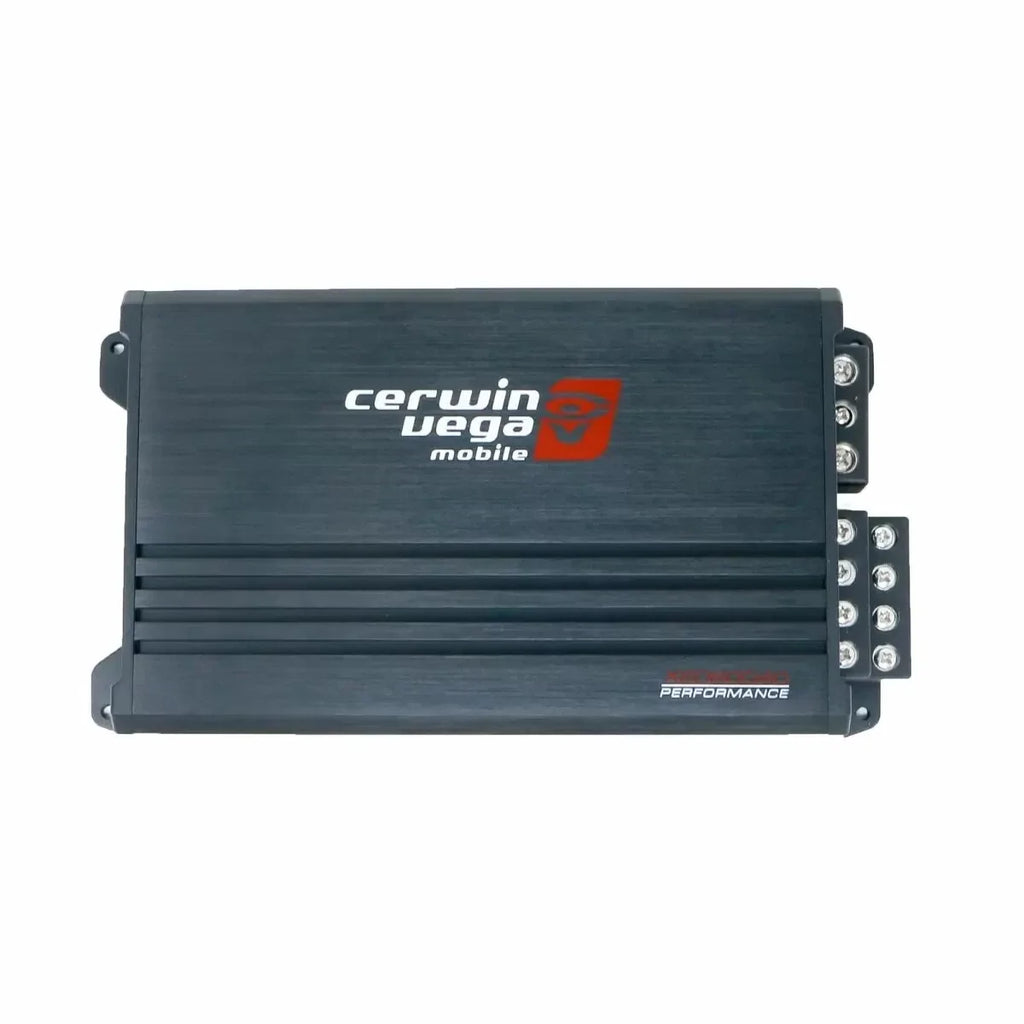 Cerwin Vega XED6004D 500W 4 Channel Micro Compact Amplifier + 4 Gauge Amp Kit