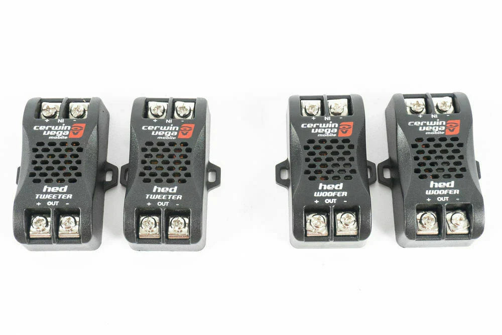 2 Sets Cerwin Vega H7525C 720W Max 100W RMS 5.25" HED Series 2-Way Component Car Speakers