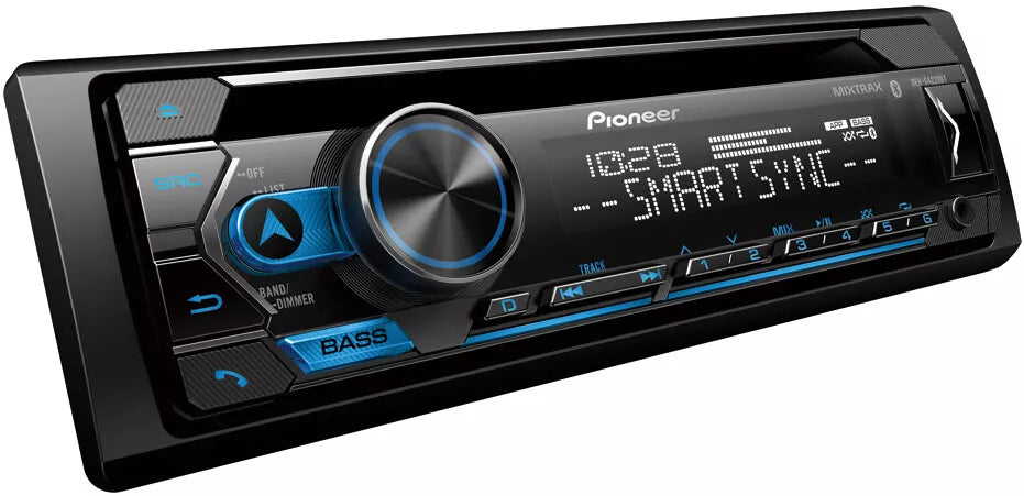 Pioneer DEH-S4220BT CD Receiver Built-in Bluetooth & 2 Pairs TS-A652F 6.5"