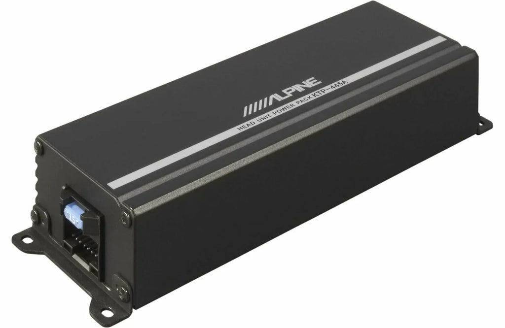 Alpine KTP-445A Power Pack Head Unit Amplifier and Backup Camera Bundle