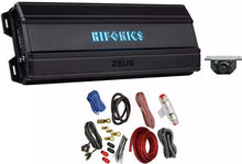 Load image into Gallery viewer, Hifonics ZD-2550.1D 2550W Mono Amplifier 1 Ohm Class-D Amp + KIT4 4G Amp Kit