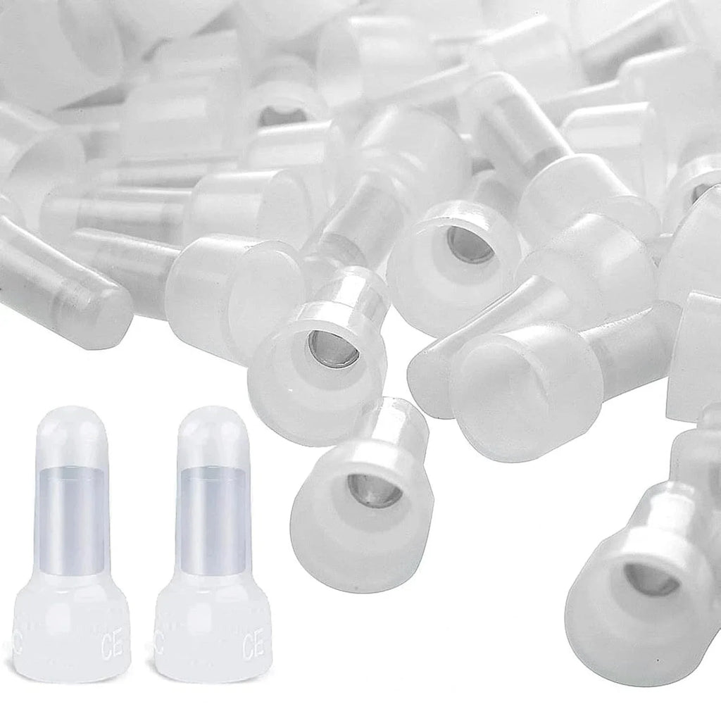 Absolute USA CC2218 Crimp Cap Nylon Connector 22/18 Gauge (100-Pack)