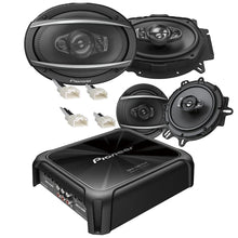 Load image into Gallery viewer, Pioneer-TSA6970F 6x9" TSA1670F 6.5" Front/Rear door Speakers + 4CH Amplifier +Harness