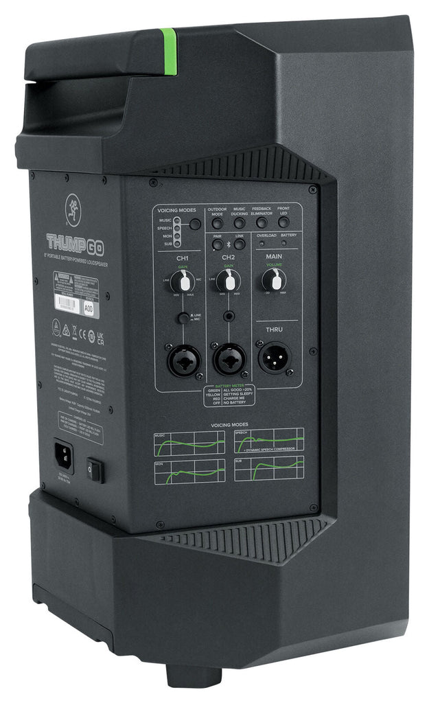2 Mackie Thump GO 8" Portable Battery-Powered Loudspeaker