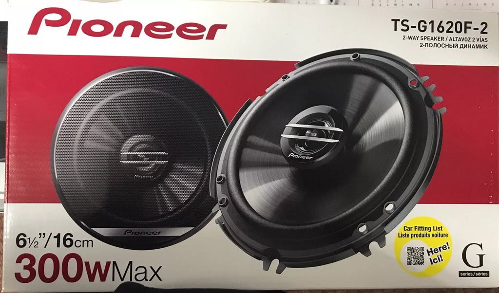Absolute DMR-380BTAD 3.5" In-Dash + 2 Pairs Pioneer TS-G1620F 6.5" Speaker + TW600 Tweeter