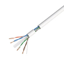 Load image into Gallery viewer, Patron Cat6 Ethernet Cable 23AWG 600Mhz UL Bare Solid Copper Wire UTP 500' White