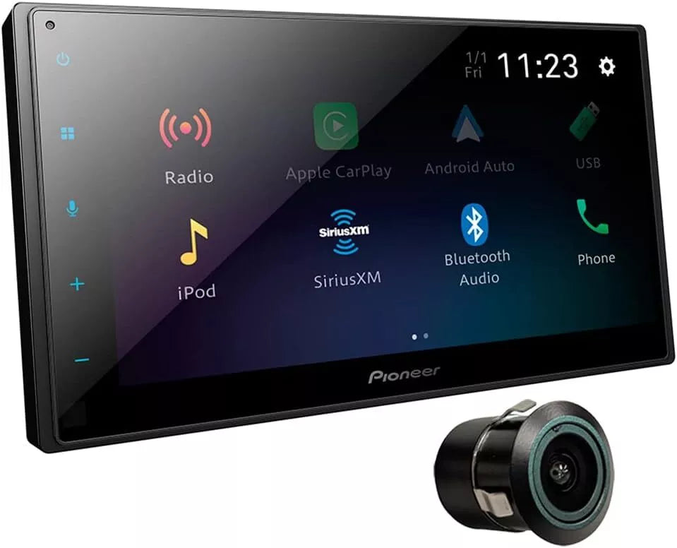 Pioneer DMH-1800NEX 6.8" Double DIN Multimedia Receiver + CAM870 Backup Camera