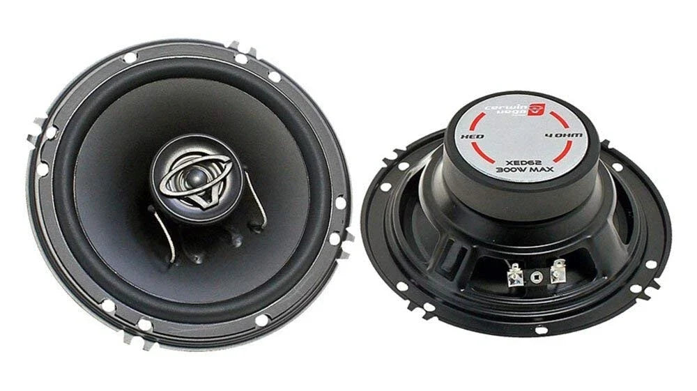 Cerwin Vega XED62  300W 6.5” Front & Rear Speaker Package for 1999-06 GM 4 Door