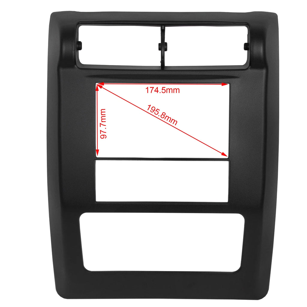 Metra 95-6541 Double DIN Dash Kit 2003-2006 Jeep Wrangler Bundle