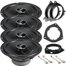 Load image into Gallery viewer, Alpine 6.5" Front Rear Door Speakers + 2 TSB920 Adapter &amp; harness Fit 01-07 Toyota Sequoia