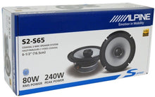 Load image into Gallery viewer, Alpine ILX-W670 Digital Indash Receiver with Alpine S2-S65C 6.5" Component &amp; S2-S65 6.5" Coax