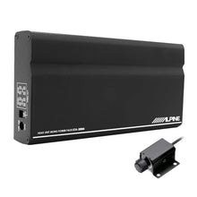 Load image into Gallery viewer, Alpine S-W10D2 RUX-KNOB.2 KTA-200M Mono Power Pack Class-D Amp with S-W10D2 10" Subwoofer and RUX-KNOB.2 Bass Knob