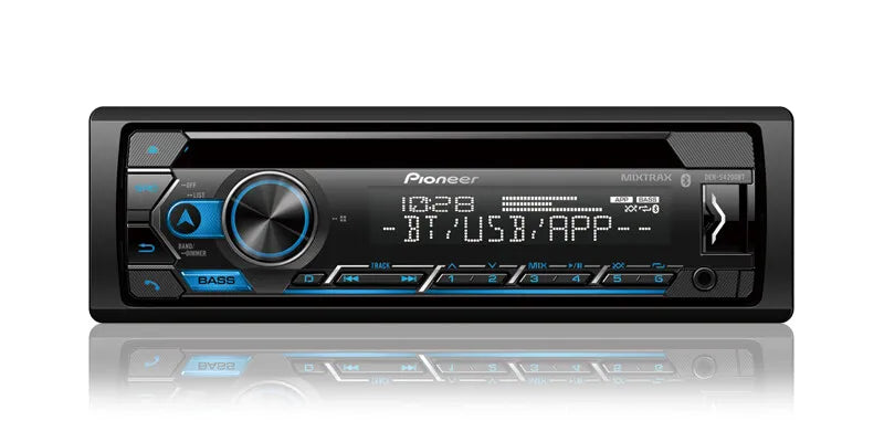 Pioneer DEH-S4220BT 1 DIN CD Receiver Built-in Bluetooth & TS-A652F 6.5" speaker