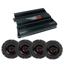 Load image into Gallery viewer, Cerwin Vega CVP1200.4D 4CH Amplifier + 2 H7653 6.5" Car Speakers