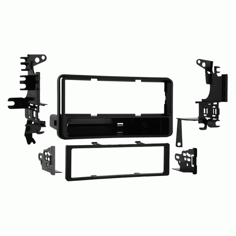 Metra 99-8202 Single DIN Stereo Dash Kit + 70-1761 Harness for Select 2000-2005 Toyota