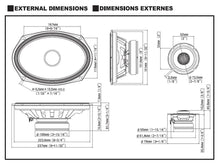 Load image into Gallery viewer, 2 Alpine S Series S2-S69C 6x9" Hi-Res Component Car Audio Speaker System