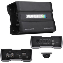 Load image into Gallery viewer, AUTOTEK MM-1125.1D 1100 Watt 1-Ohm Stable Compact Mono Amplifier