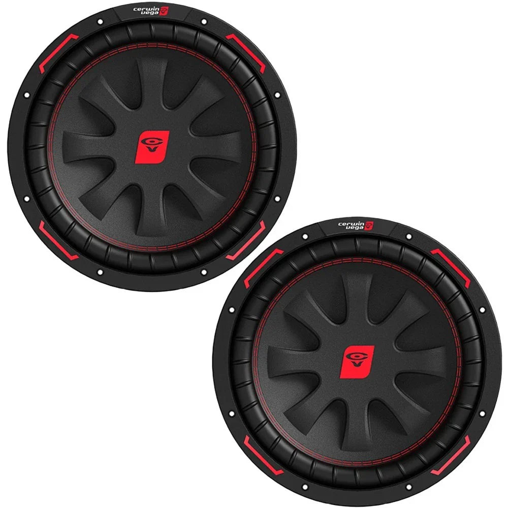 2 Cerwin Vega CVP12D4 CVP Series 12" DVC Subwoofer (4Ω)