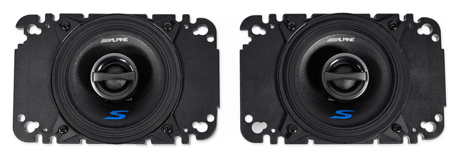 Alpine S-Series S-S40 4" 2-Way Coaxial Speakers & S-S65 6-1/2" Coaxial Speakers