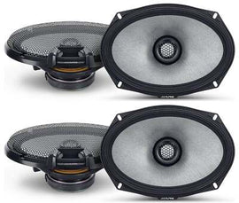 2 Alpine R2-S69 6x9 Inch Car Speaker 600W R-Series Coaxial 2-Way Speakers