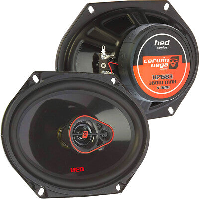 2 Pair Cerwin-Vega H7683 3 Way 6"x8" (5x7") Speakers Compatible 1999-2014 Ford F-150