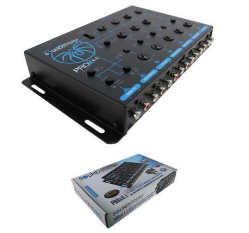 Soundstream PROX4.1 5-Way Electronic Crossover Optimized for Extreme SPL & 8 Gauge Amp Kit