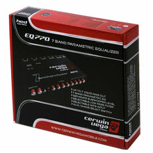 Load image into Gallery viewer, Cerwin-Vega EQ-770 7-Band Graphic EQ with Parametric E Auxiliary Input
