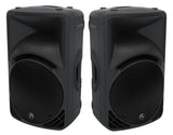 2 Mackie SRM450v3 1000W High-Definition Portable Powered Loudspeaker