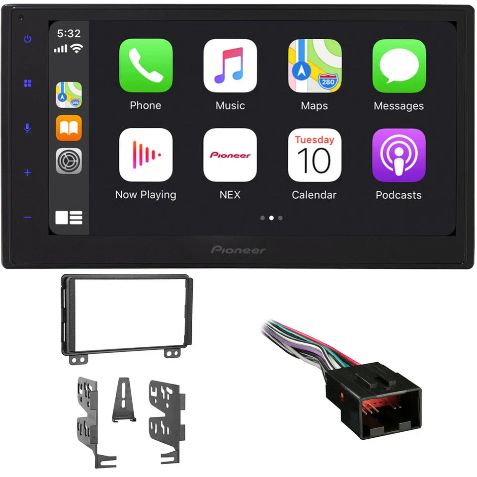 Pioneer DMH-1800NEX 6.8" Double DIN Multimedia Receiver + Kit Fit 98-02 Honda Accord