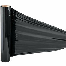Load image into Gallery viewer, Absolute 4 BLACK 18"x 1500 FT Roll 80 Gauge Thick Stretch Packing Wrap Pallet Shrink Film