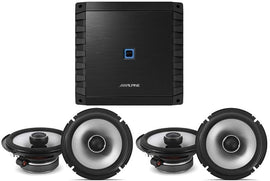 Alpine S2-A36F 600W 4CH Amplifier & 2 S2-S65 6.5