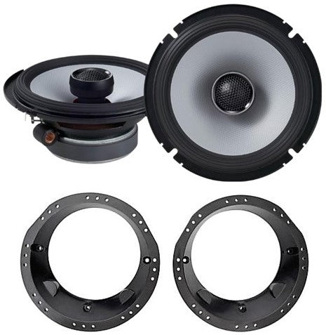 1998-2013 Harley Davidson FLHT FLHTC Alpine S-S65 Factory Speaker Replacement & Metra 82-9601 Speaker Adapter