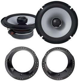1998-2013 Harley Davidson FLHT FLHTC Alpine S-S65 Factory Speaker Replacement & Metra 82-9601 Speaker Adapter